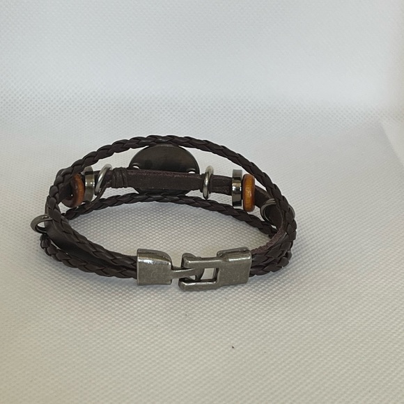 3/$16 VIRGO - Casual Leather Zodiac Astrology Signs Bracelet - Picture 4 of 4